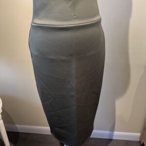 Revamped Olive Pencil Skirt